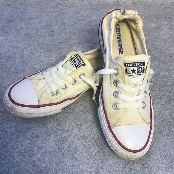 Converse Shoes Womens 7 Chuck Taylor Shoreline Casual Sneakers 537084F White - Picture 1 of 8